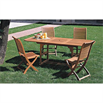 tavolo in legno allungabile 150-200x100.24 con 4 sedie - Edil Casa | Arredo bagno Termoarredi, Design di interni